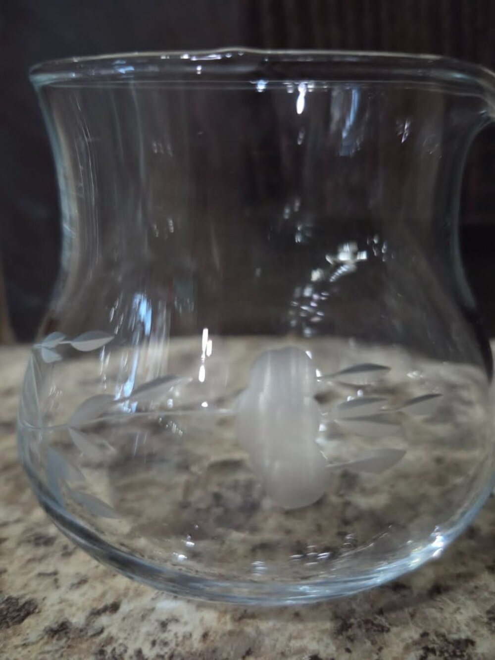 Vintage Princess House Heritage Collection Glass Creamer Container